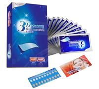 Cyberwork Tiras blanqueadoras dientes - Blanqueamiento dental Rayas blancas Esmalte blanqueador seguro, 28 tiras blanqueadoras, Blanqueamiento dental Blanqueador dental profesional