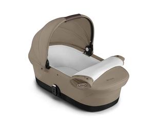 CYBEX Capazo de cuna GAZELLE S dorado, desde el nacimiento hasta los 6 meses aprox. (máx. 9 kg), para CYBEX Gazelle S y e-Gazelle S, Almond Beige