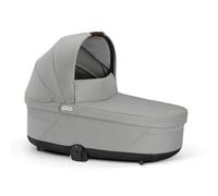 Cybex Capazo Gold COT S Lux, Desde el Nacimiento hasta los 6 Meses Aprox. (máx. 9 kg), Balios S Lux y Talios S Lux, Stone Grey