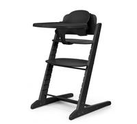 Cybex CYB4063846528202 Trona Iris de madera 3 en 1 con set de bebé y bandeja, color negro