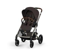 CYBEX Gold Cochecito BALIOS S LUX, Chocolate Brown | Desde el nacimiento hasta los 4 años, máximo 22 kg, sistema de viaje, posición de descanso ergonómica, ruedas todoterreno