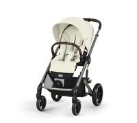 CYBEX Gold Cochecito Balios S Lux, Posición Reclinada Ergonómica, Sistema de Arnés con Una Sola Mano, Desde el Nacimiento Hasta 22 kg (Aprox. 4 Años), Seashell Beige