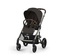CYBEX Gold Cochecito Balios S Lux, Posición Reclinada Ergonómica, Sistema de Arnés con Una Sola Mano, Desde el Nacimiento Hasta 22 kg (Aprox. 4 Años), Chocolate Brown
