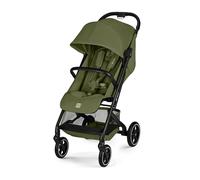 CYBEX Gold Cochecito BEEZY con posición de reclinado ergonómica, Desde el nacimiento hasta aprox. 4 años (máx. 22 kg), Plegado compacto, Sistema de arnés de un tirón, Moss Green