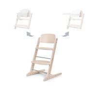 CYBEX Gold IRIS Juego de Trona 3 en 1, Creciendo con el Bebé, 6 Meses - 99 Años, Incl. Juego y Bandeja para Bebés, Madera de Haya/Plástico, Todo Natural