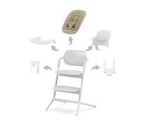 CYBEX Gold LEMO Trona Set 4 en 1, Evolutiva, De 0 a 99 años, Apta desde el Nacimiento, Incl. Hamaca Bouncer Nest, Set de Bebé, Bandeja para Comer, Inserto para Recién Nacidos