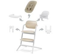 CYBEX Gold LEMO Trona Set 4 en 1, Evolutiva, De 0 a 99 años, Apta desde el Nacimiento, Incl. Hamaca Bouncer Nest, Set de Bebé, Bandeja para Comer, Inserto para Recién Nacidos