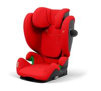 Cybex Gold Silla de coche infantil Solution G i-Fix, Para coches con y sin ISOFIX, De 3 a 12 años aprox. (100 - 150 cm), De 15 a 50 kg aprox., Rojo (Autumn Gold)