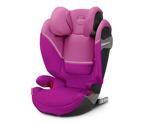 Cybex Gold - Silla de coche Solution S-Fix, para coches con y sin Isofix, Grupo 2/3 (15-36 kg), Desde los 3 hasta los 12 años aprox., Rosa (Magnolia Pink)