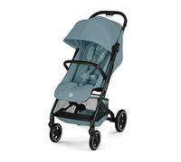 CYBEX Gold Silla de Paseo BEEZY con Reclinado Horizontal Ergonómico, Desde el Nacimiento Hasta los 4 Años Aprox (Máx. 22 kg), Plegable y Compacta, Sistema de Arnés con Una Mano, Stormy Blue