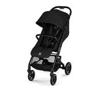 CYBEX Gold Silla de Paseo BEEZY con Reclinado Horizontal Ergonómico, Desde el Nacimiento Hasta los 4 Años Aprox (Máx. 22 kg), Plegable y Compacta, Sistema de Arnés con Una Mano, Magic Black