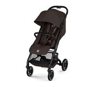 CYBEX Gold Silla de Paseo BEEZY con Reclinado Horizontal Ergonómico, Desde el Nacimiento Hasta los 4 Años Aprox (Máx. 22 kg), Plegable y Compacta, Sistema de Arnés con Una Mano, Chocolate Brown