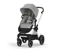 CYBEX Gold Sillita de paseo EOS Lux 2-en-1, Sistema de viaje, Desde el nacimiento hasta 22 kg (aprox. 4 años), Stone Grey