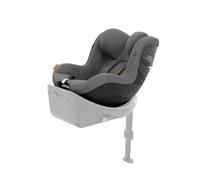 CYBEX Gold Sirona G i-Size Comfort Silla de coche infantil, sin base, de aproximadamente 3 meses a 4 años, máx. 19 kg, 61-105 cm (desde el nacimiento/40 cm con inserto para recién nacidos), gris medio