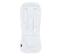 Cybex Platinum Forro de asiento de verano, Para todos los cochecitos y sillas de paseo Cybex, De suave celulosa de bambú, Blanco
