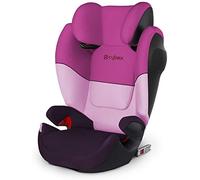 Cybex Silla de coche grupo 2/3, Solution M-Fix SL, Para coches con y sin Isofix, Grupo 2/3 (15-36 kg), Desde los 3 hasta los 12 años, Morado (Purple Rain)