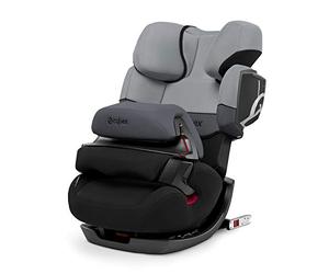 Cybex Silver Pallas 2-Fix 515111006 Silla de Coche 2 en 1, Grupo 1/2/3, Colección de Color 2021, Gris (Cobblestone)