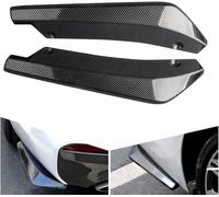 CYBHYAXC 2 Piezas Difusor Alerón Parachoques Trasero Coche para BMW M8 Gran Coupe F93 2019 2020 2021 2022 2023 2024, Protector Divisor de faldón de Guardabarros Latera,A-Carbon Fiber Style
