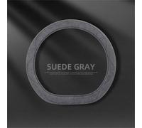 CYBHYAXC Funda Volante Coche para Toyota Yaris Cross (XP210) 2020 2021 2022 2023 2024, Cubierta del Volante De Gamuza Antideslizante Transpirable Coche Accesorio Interior,Grey-D