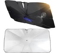 CYBHYAXC Parasol Coche Delantero para Seat Leon III ST 2012-2016 2017 2018 2019 2020, Protección UV Aislamiento Térmico Parasol para Parabrisas de Coche Fácil Almacenar
