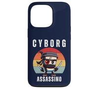 Cyborg Capuchino Asesino Italiano Brainrot Meme Niños Niños Carcasa para iPhone 13 Pro