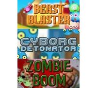 Cyborg Detonator + Zombie Boom + Beast Blaster Steam Key GLOBAL