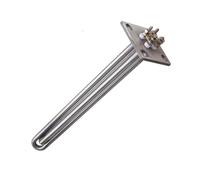 CYBSFKJ Calentador de agua tubular eléctrico SUS304 con elemento calefactor de inmersión de brida cuadrada, 36 V, 1200 W/48 V, 1500 W/240 V, 1 kW(240v 1000w L240mm)