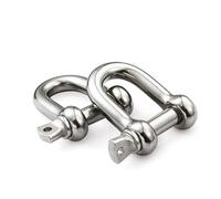 CYBSFKJ Lote de 1-5 Pernos en U de Acero Inoxidable con Hebilla de Cable en Forma de D, grilletes, M10/M12/M16/M20, Tipo U, Gancho de Tornillo for Cuerda de Eslinga.(M16 (1 PCS))