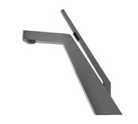 CYBSFKJ Pistola de lavabo, grifos de lavabo de baño gris/negro, grifos de lavabo de mezcla fría y caliente, accesorios de renovación de baño(Gunmetal grey)