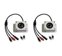 CYBUCH 2X Dispositivo de Altavoz de Micrófono para Cámara de Seguridad Impermeable Al Aire Libre