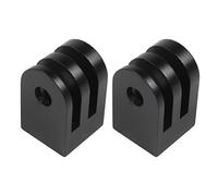 CYBUCH 2X Mini Montaje TrÍPode de AleaciÓn de Aluminio CNC Adaptador de Base de CÁmara para Deportes Al Aire Libre para Todos Los Accesorios de Monopie de Tornillo de 1/4 Pulgada