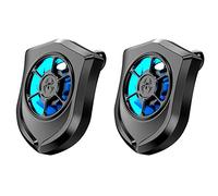 CYBUCH 2X P11 Enfriador de Teléfono Móvil Ventilador de Refrigeración Juego Soporte de Almohadilla Soporte Radiador de Ventilador para Smartphone Tableta