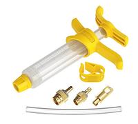 CYCEARTH Bicycle Motorcycle Tubeless Sealant Injector Presta/Schrader Valve Core Removal Tool for Stans No Tubes sealant