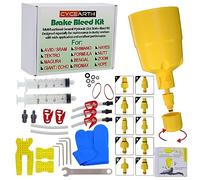 CYCEARTH Kit de purga de aceite de freno de disco hidráulico para todos los frenos Shimano, SRAM, AVID, Tektro, Magura, Hayes, herramienta de reparación de frenos de bicicleta (estándar)