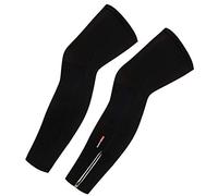 CYCEARTH Men Cycling Winter Thermal Fleece Warm Leg Warmers Windproof MTB Road Bike Legs Covers Sport Bicycle (Full Black,Medium)