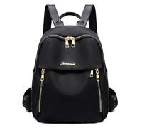 CYchen Bolsos Mochila Mujer, Antirrobo Impermeable Nylon Pequeña Mochilas Negro Bolso Casual para Mujer de Cuero Tela Viaje Bolsa, Mujeres Urbanas Compras Mano Bolsas y Juvenil Chica Mini Bag