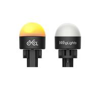 CYCL WingLights Pop for e-Scooters Flechas para Patinete eléctrico | Indicadores de dirección Compatible con Manillar de Perfil de Luna Ascendente | Batería cargada LED Naranja Luces Intermitentes
