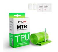 CYCLAMI Cámara Bicicleta MTB de TPU Ultraligera 65g Cámara Interior para 29'', 27,5'' y 26'' ×1.9-2.5 Bicicleta de Montaña con Válvulas Metal Presta 45mm (1P-MTB29 X 1.9-2.5 (45mm Valve))