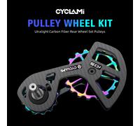 CYCLAMI UT-rodamiento de cerámica para bicicleta, juego de ruedas de polea Jockey de fibra de carbono, desviadores traseros, rueda guía, soporte de 11 velocidades SHIMANO UT