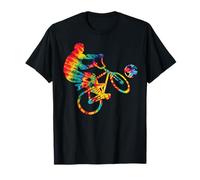 Cycle Ball Tie Dye Rainbow Kids Boys Teenage Men Girls Cool Camiseta