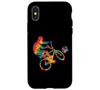 Cycle Ball Tie Dye Rainbow Kids Boys Teenage Men Girls Cool Carcasa para iPhone X/XS