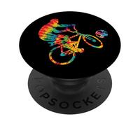 Cycle Ball Tie Dye Rainbow Kids Boys Teenage Men Girls Cool PopSockets PopGrip Adhesivo