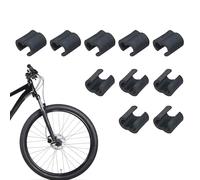 Cycle Clamps, Brake Hose Clips, Cables Housing Retainers, Bike Wire Guide, Mounting Clip Sets for Brakes Cable Organization, Cycling, Mountain Biking, Road Riding, Outdoor Uses, 5/2/1 Inches