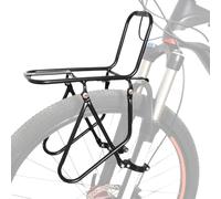 Cycle Front Rack - Cycle Luggage Touring Carrier Backs - Capacidad de Carga de 15 kg Bolsa de Monta, Este Bastidor Frontal de confiable Ofrece un Soporte Constante para Elementos más Pesados
