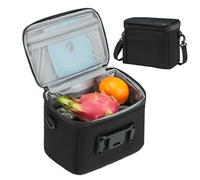 Cycle Handlebar Bag, Large Bike Handlebar Thermal Bag, Lightweight Reusable Food Storage Cooler Pouch, Cycling Accessories for Mountain Biking, Commuting, and Outdoor Adventures, 22x20x13cm