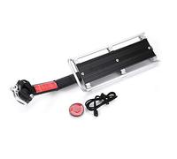 Cycle Seat Post Rack | 9KG Heavy Duty Aluminum Alloy Rear Carrier | Quick Release Vehicle Rack for Mountain/Road | 32mm Seatpost Fit with Reflective Security Rope