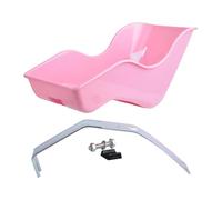 Cycle Seat - PP, 12,2 x 6,1 x 6,89 in Seat Carrier Doll Cycle Back Seats | Easy Install Lightweight Design, Kids' Bicycle Accessory For Girls, Doll Play, Outdoor Cycling, Role-playing, Family Rides