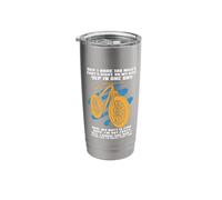 Cycle Sport Yep I Rode 100 Miles Funny Sarcasm Cita Ciclista Vaso térmico de acero inoxidable de doble pared