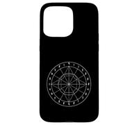 cyclic Pattern of Energy Flow numerological Fibonacci Circle Carcasa para iPhone 15 Pro MAX