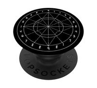 cyclic Pattern of Energy Flow numerological Fibonacci Circle PopSockets PopGrip Adhesivo